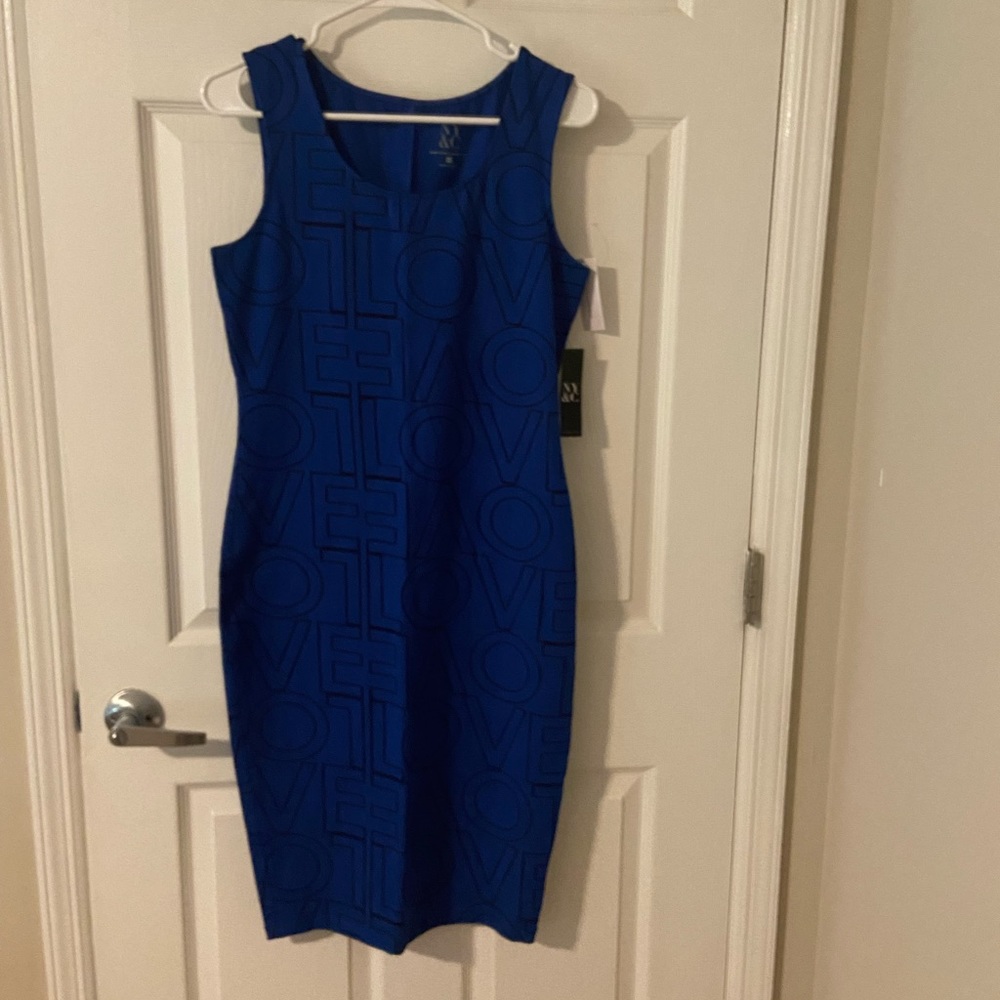 NY&C LOVE Dress, NWT. Petite Large.